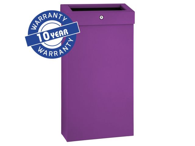 MERIDA STELLA VIOLET LINE SLIM COMBO open waste bin 15 l, violet